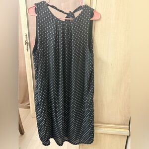 H&M Black and White Patterned Mini Dress